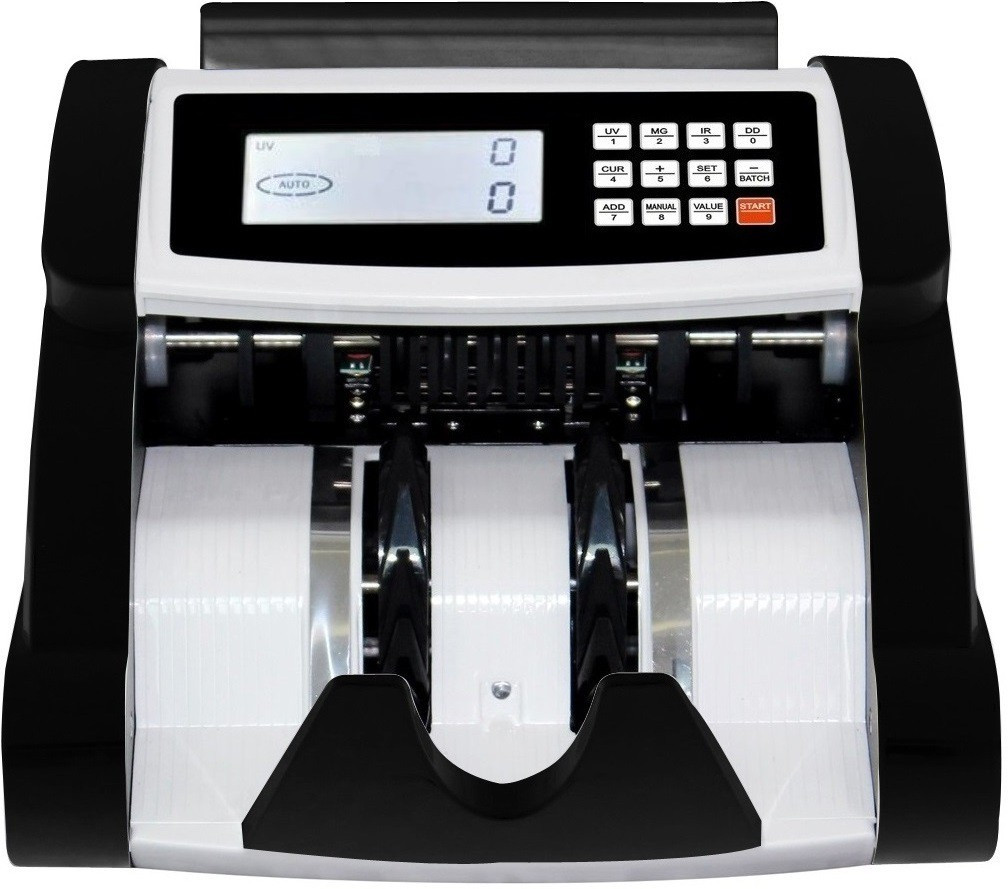 Drop2Kart Bill Counter - Automatic, Heavy-Duty Motor, Counts All Old & New INR notes with UV/MG/MT/IR FakeNote Scanning, LED External Display Note Counting Machine image 1