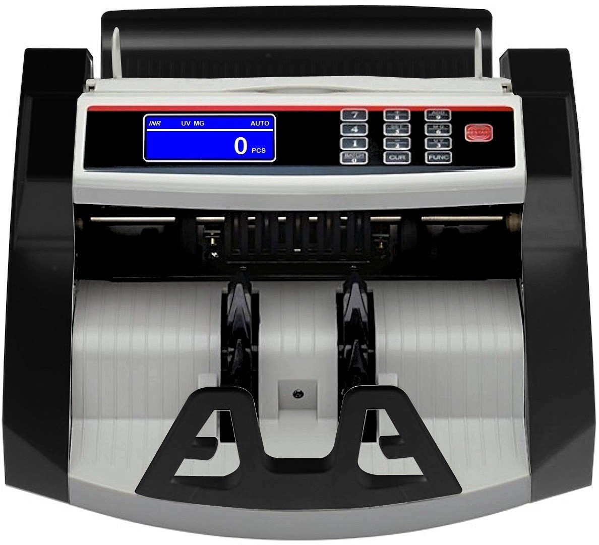 Drop2Kart Bill Counter - LCD Display and Fully Automatic, Counts All INR, UV/MG/MT/IR Scanning, FakeNote Alarm, After-Sales Service Support Note Counting Machine image 1