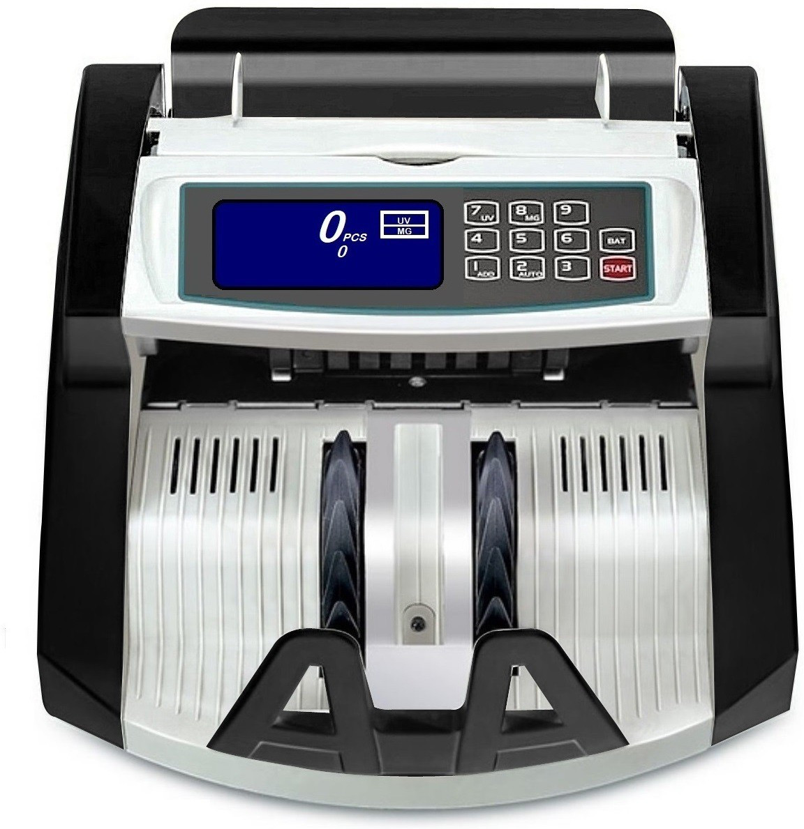 Drop2Kart Cash Counter - Big LCD Display, UV/MG/MT/IR Japanese Sensors, Multiple Operation Modes, Fake-Note Alarm, External LED Display Note Counting Machine image 1