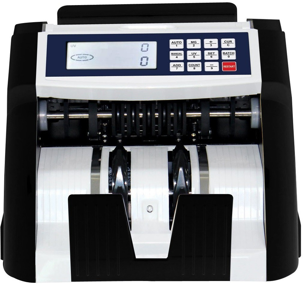 Drop2Kart Cash Counter with UV/MG/MT/IR Fake Bill Detection, All INR Currency Support, Big TFT LCD Display with After Sales Service Support Note Counting Machine image 1