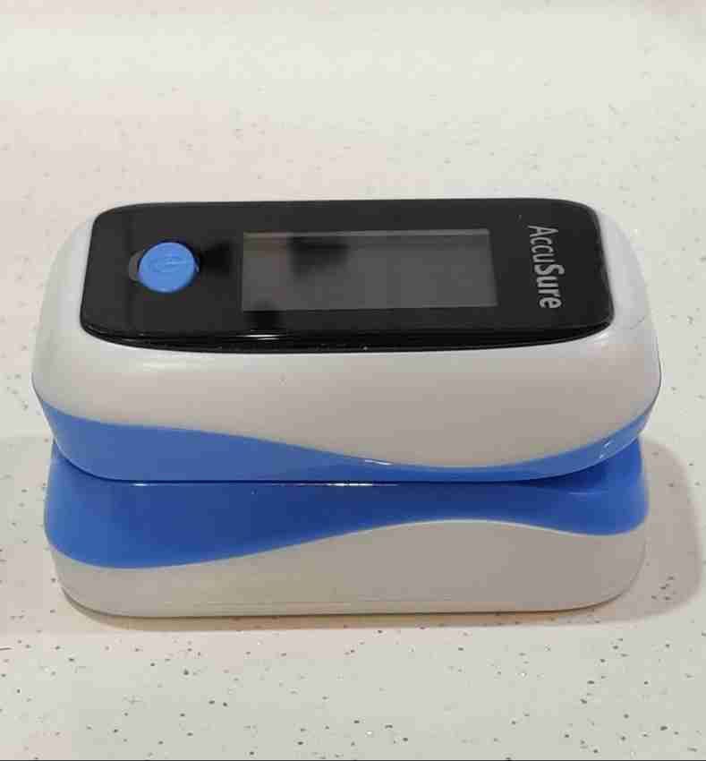 AccuSure Finger Tip Pulse Oximeter with LED Display and Auto Power Off Feature (Blue and White) Pulse Oximeter Pulse Oximeter-image-18