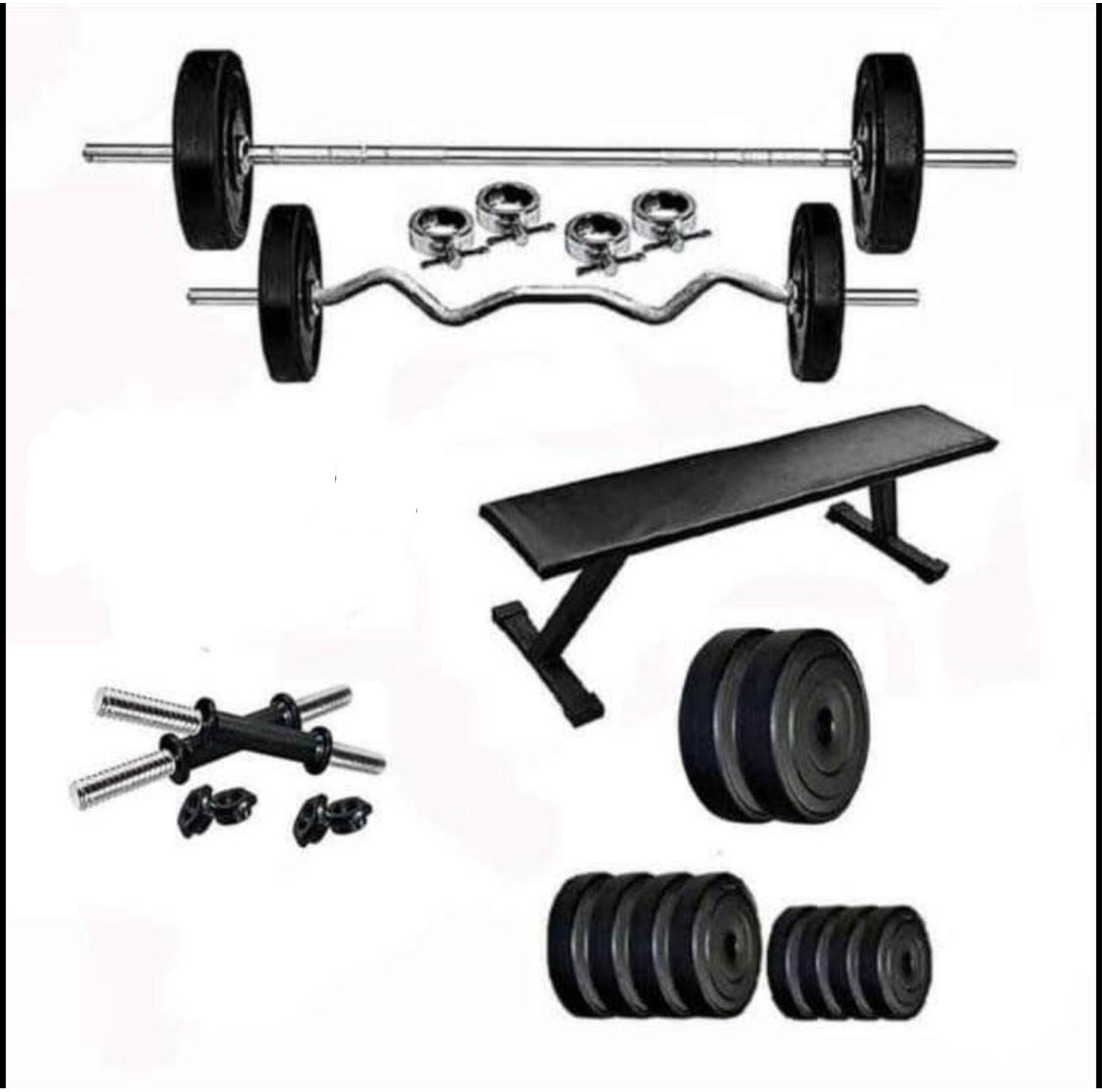 gac 50 kg Home Gym Combo (Combo of 1, Black) Home Gym Combo-picture-36