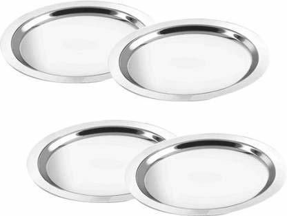 rbgiit Stainless Steel kadai / fry pan / casserole / handi / tope/ bowl and other cookware utensils for daily use cook & serve application in your kitchen. Stainless Steel Heavy Gauge Ciba/Lids/Tope Cover 8.5 inch Lid Set, Pack of 4-picture-19