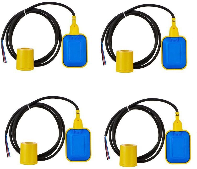 Aameria 250 VDC Waterproof Cable Float Switch Micro Switch Based Liquid Fluid Water Level Controller Float Switch/Water Level Regulator/ Liquid Switch With Adjustable Stopper Weight for Tank Pump Water Tank Square Head Cable Floating Switch Automatic Water Level Controller NO/NC Magnetic Sensor Floaty (Pack of 4 pcs) Wired Sensor Security System Wired Sensor Security System-picture-25