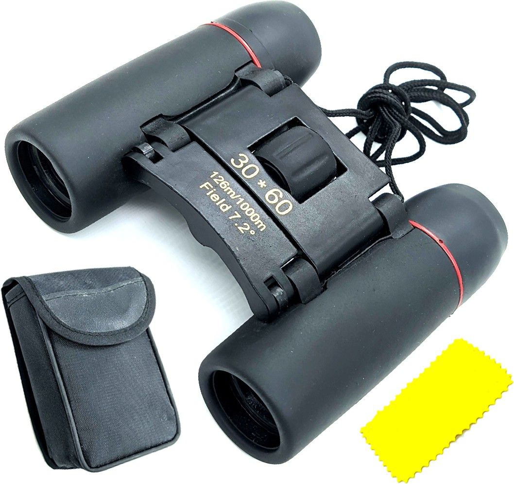 DHC Professional 30X60 Prism Binocular Monocular Telescope Waterproof Outdoor Portable HD Powerful Lens 30X Zoom Binoculars with Carrying Bag/Cleaning Cloth 20 Binoculars-image-26