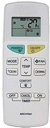 Cezo Daikin Split AC Remote Control (AC-132) Daikin, Daikin Split Ac Remote Controller image 1