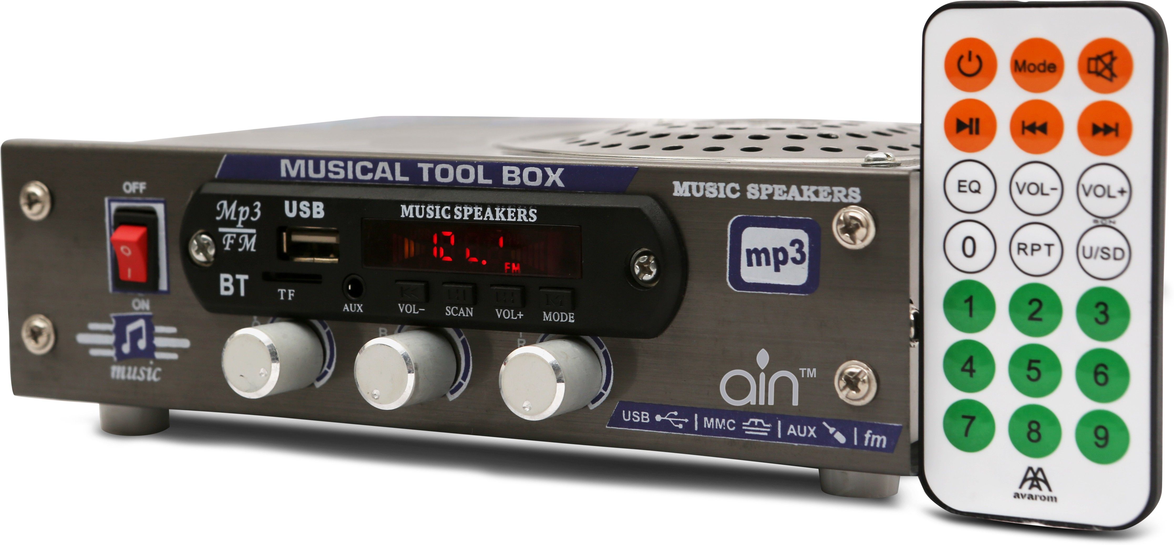 ain AC/DC FM Radio , multimedia Speaker with Bluetooth, USB, SD Card, Aux FM Radio FM Radio-image-13