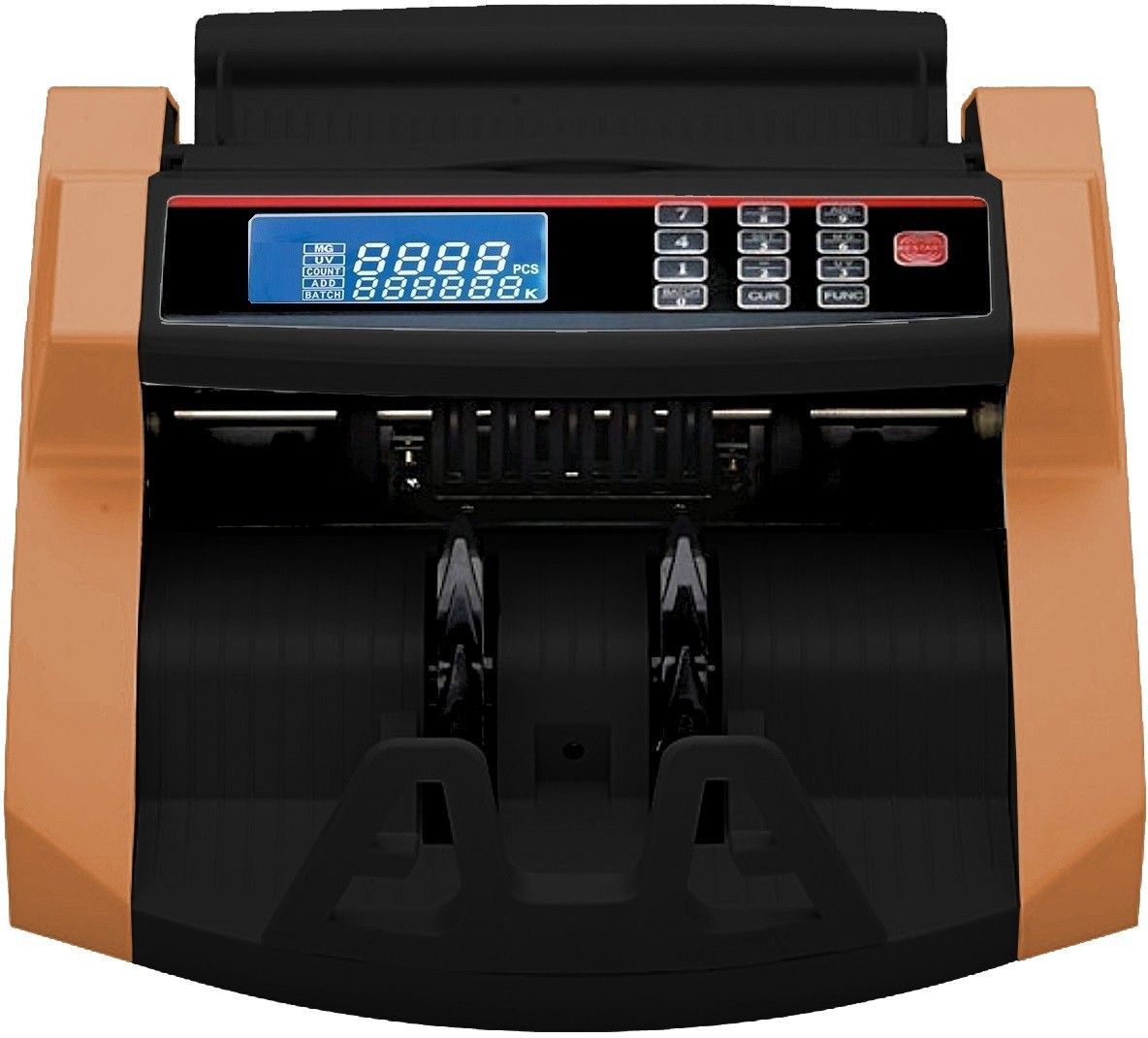 Drop2Kart Cash Counter - Automatic AccuCount, Dual Heavy-Duty Motor, UV/MG Fake-Note Detection, Counts All INR Notes, LED External Display Note Counting Machine-picture-14