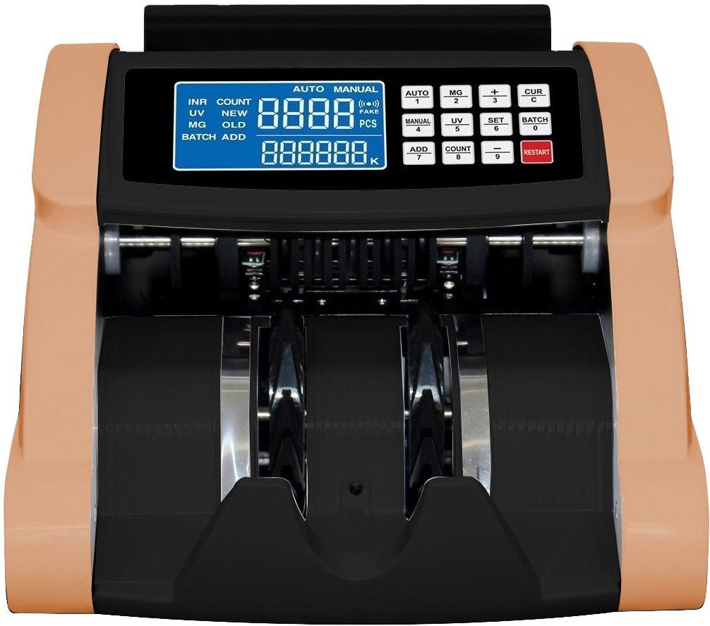 Drop2Kart Cash Counter with UV/MG FakeNote Detection, Big LCD+LED Display, ADD+BATCH Modes, Heavy-Duty Motor, After Sales Service Support Note Counting Machine-picture-48