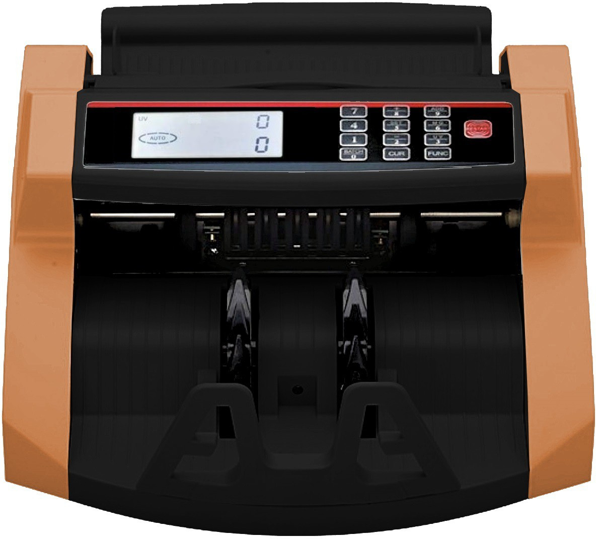 Drop2Kart Automatic Cash Counter - AccuCounts All INR Notes, LCD+LED Display, UV/MG Sensors, Fake-Note Alarm, After Sales Service Support Note Counting Machine image 1