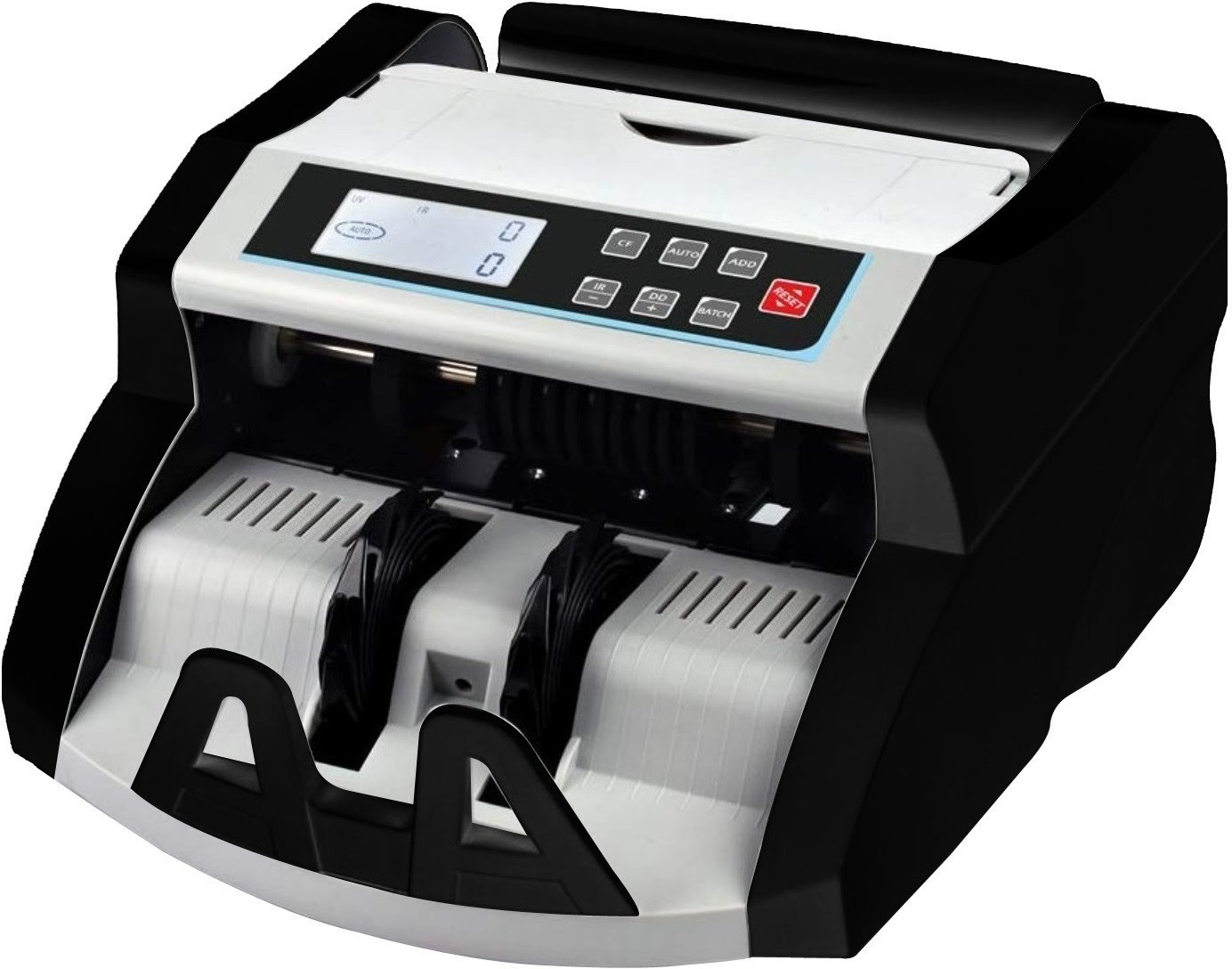 Drop2Kart Automatic Cash Counter - Updated for All INR Currency, UV/MG/MT/IR CMOS Sensors, Bright LCD Display, Multiple Operation Modes Note Counting Machine image 1