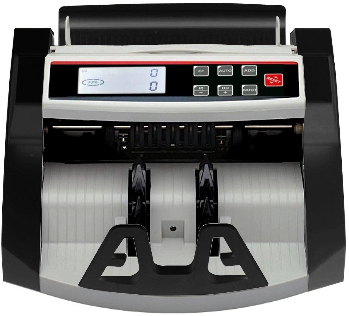 Drop2Kart Bank Grade Currency Counter with UV/MG/MT/IR Fake-Note Detection, LCD+LED Display, ADD+BATCH Modes, After Sales Service Support Note Counting Machine image 1