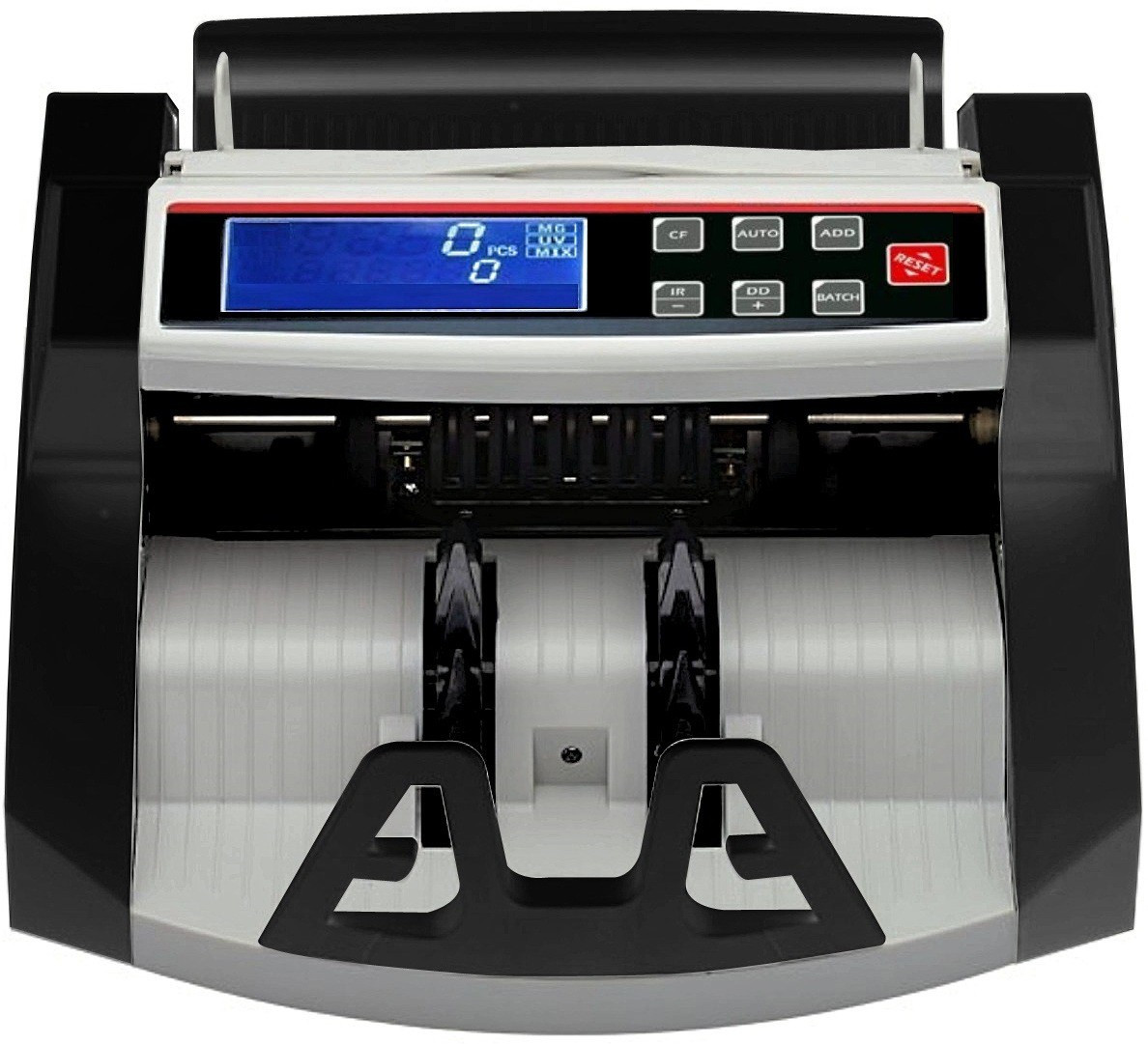 Drop2Kart Heavy-Duty Bill Counter - Counts All Indian Currency with UV/MG/MT/IR FakeNote Scanning, ADD+BATCH Modes, LED External Display Note Counting Machine image 1
