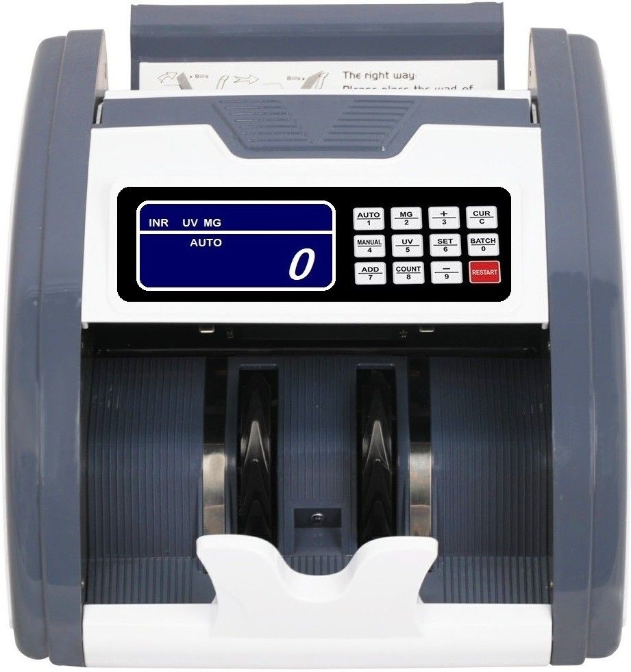 Drop2Kart Bill Counter - User Friendly, Counts All INR Currency, UV/MG/MT Japanese Sensors, Fake-Note Alarm, Dual Heavy-Duty Motor Note Counting Machine-picture-37