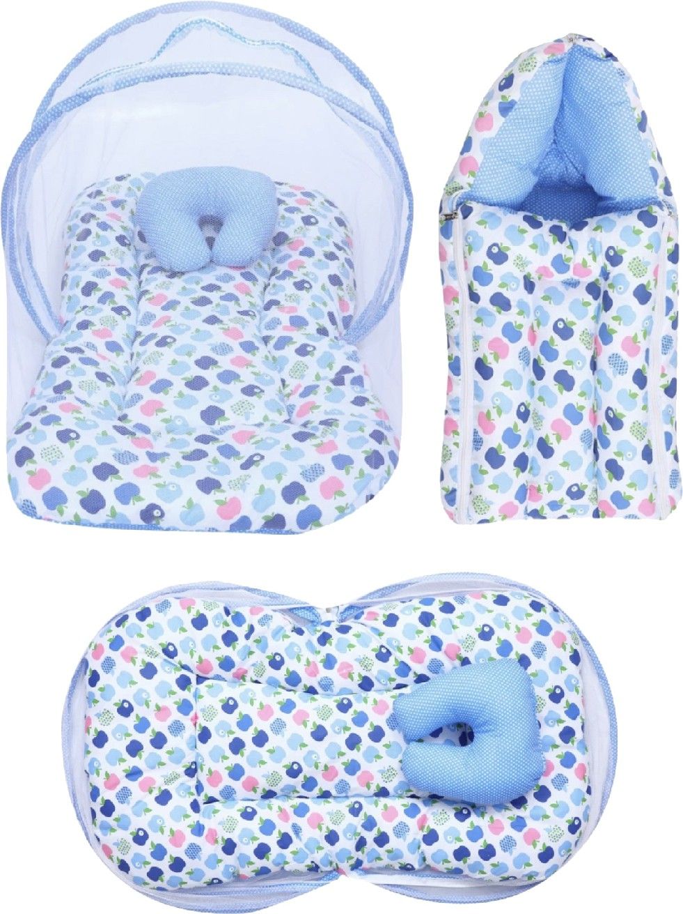 Polycotton Baby Bed Sized Bedding Set