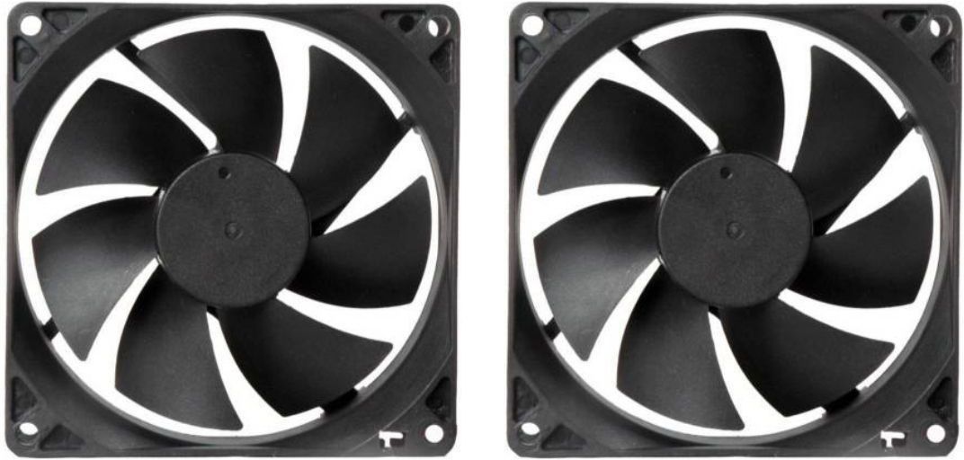 CyberSupreme Pack of 2 DC 12V Cooling Fan for DIY Incubator Cabinet & PC Case 3 inch Cooling Fan for PC Case CPU Cooler-image-35