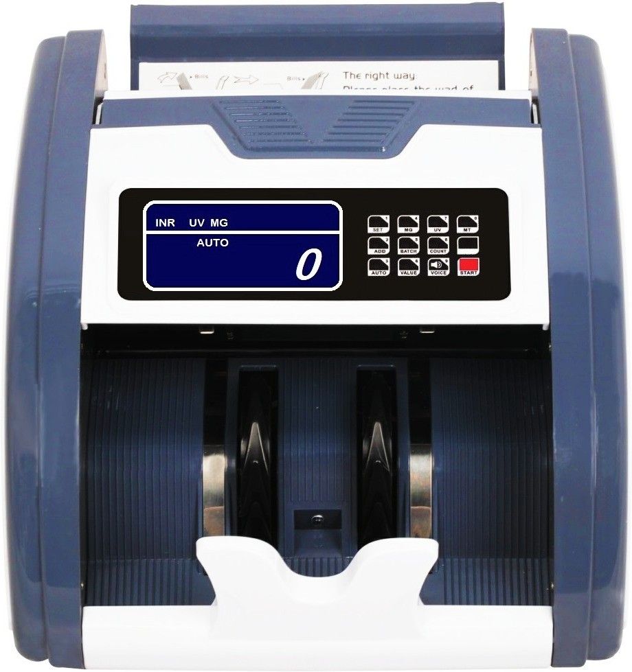 Drop2Kart Bank Grade Bill Counter - UV/MG/MT Counterfeit Detection, RGB LCD Display, ADD+BATCH Modes, Fake-Note Alarm, Counts All INR Note Counting Machine-picture-23