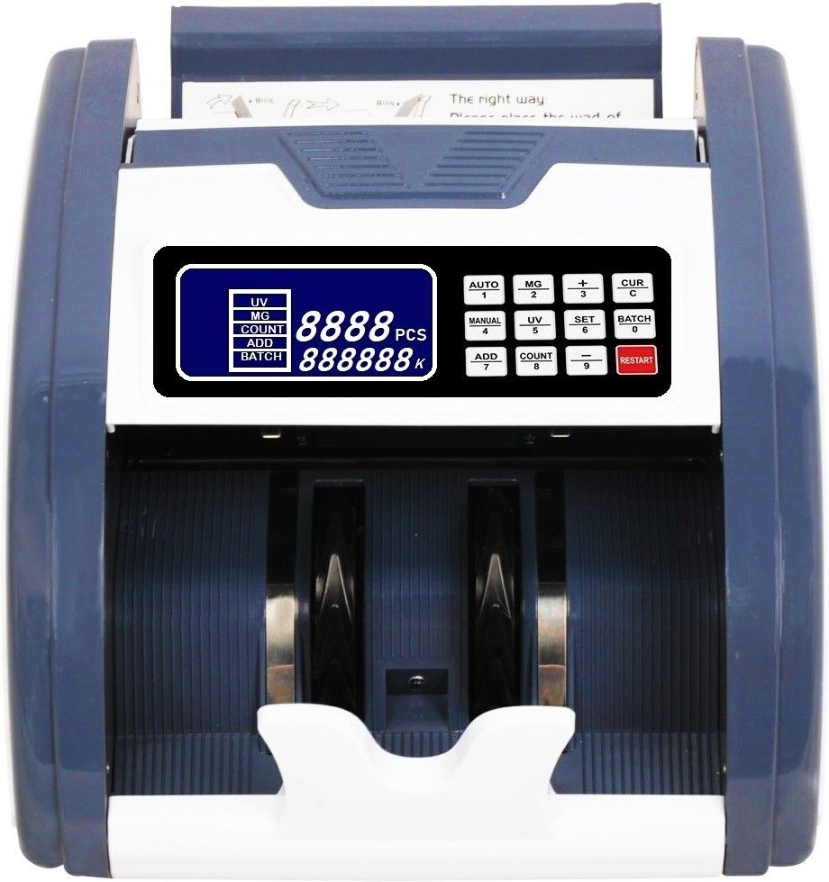 Drop2Kart Bill Counter - LCD+LED Display, UV/MG/MT FakeNote Detection, Fast Counts All Indian Currency with Multiple Operation Modes Note Counting Machine-image-41