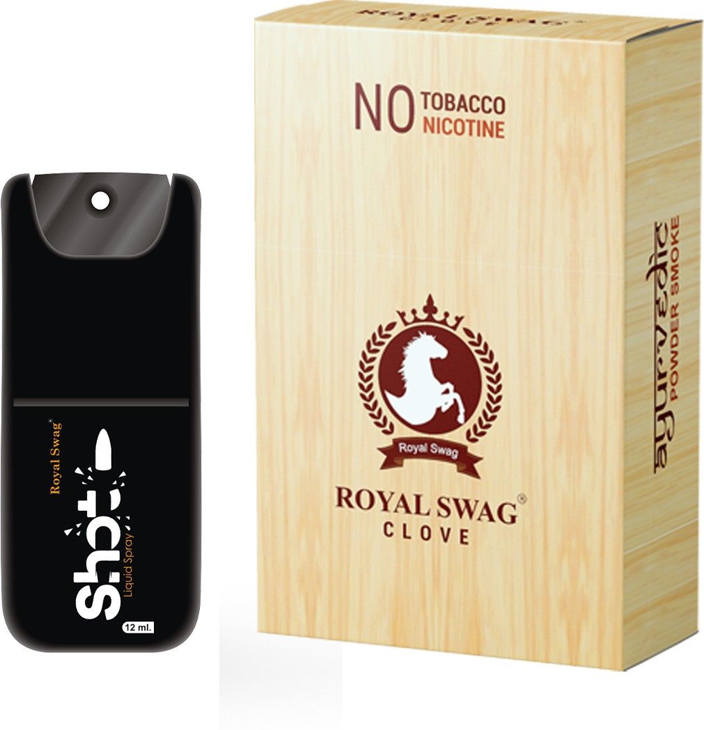 Ayurvedic & Herbal Cigarette, Clove Flavour Smoke for Nicotine Free & Tobacco Free Cigarettes with Shot Helps in Quit Smoking - (20 Sticks Pack, Shot -1) Smoking Cessations-image-45