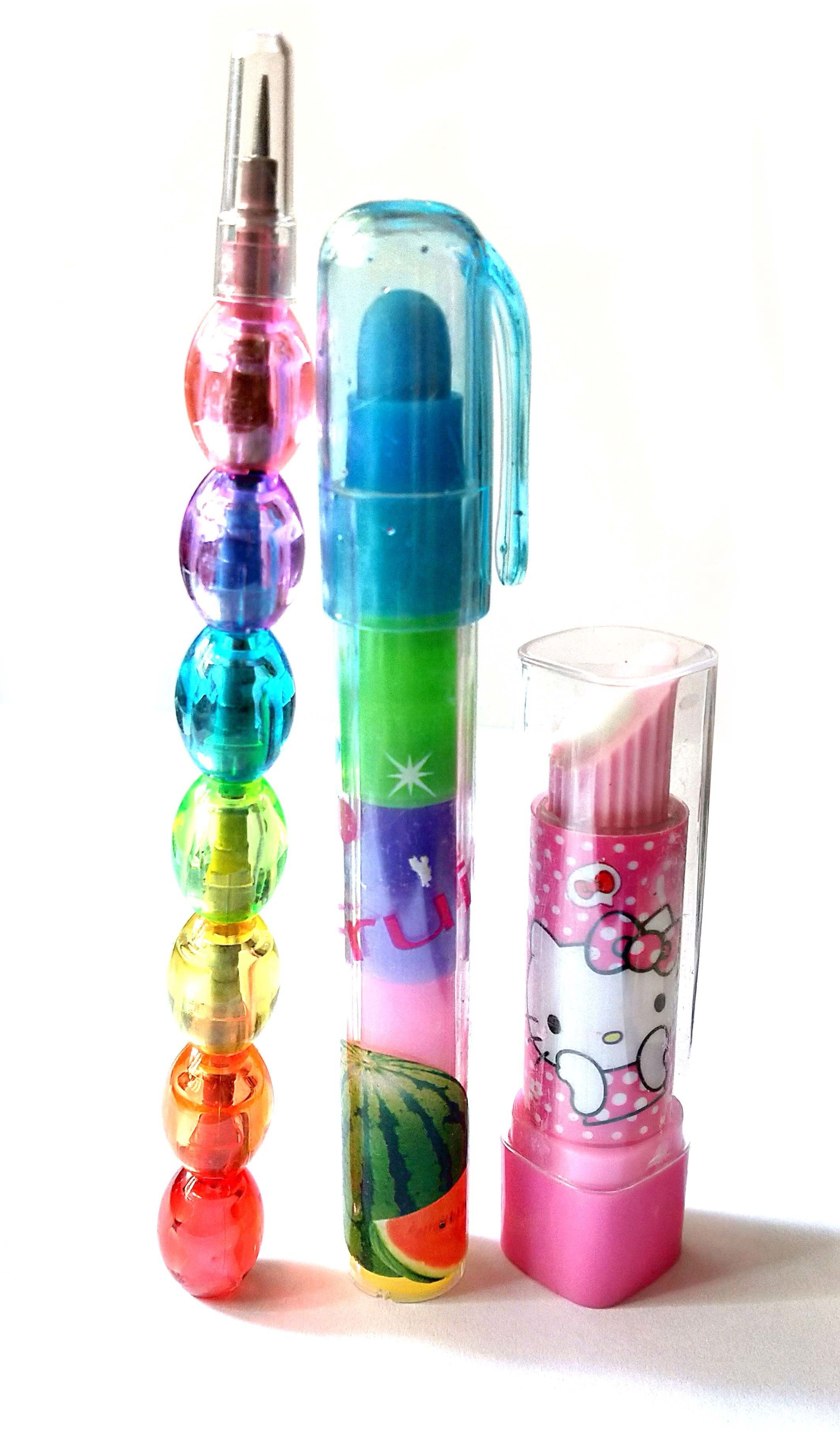 shoptop Cartoon Lipstick Style Erasers Non-Toxic Eraser-picture-37