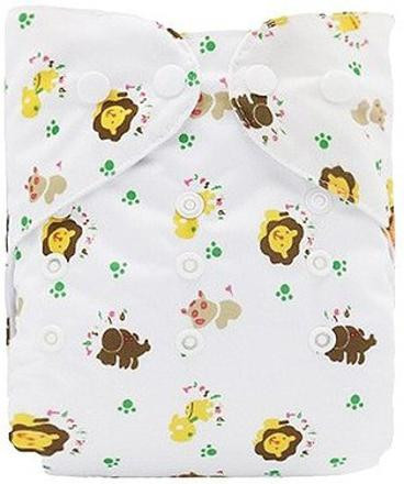 mom's pride Washable Baby Cloth Diaper Reusable, Adjustable Size, Waterproof, Pocket Cloth Diaper Nappie, Printed Button Diaper for Babies/Infants/Toddlers image 1