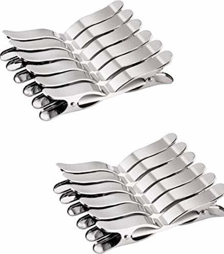 Stainless Steel Clips Clothes Pegs for Drying -Pack of 24 Steel Cloth Clips-image-48