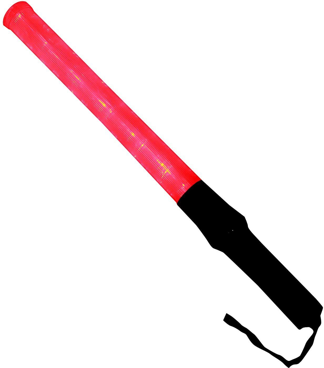 Non Rechargeable Traffic Safety Baton Light Control with 3 Modes Warning Plastic Baton