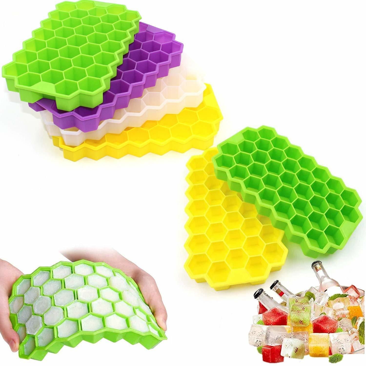 Multicolor Silicone Ice Cube Tray-image-11