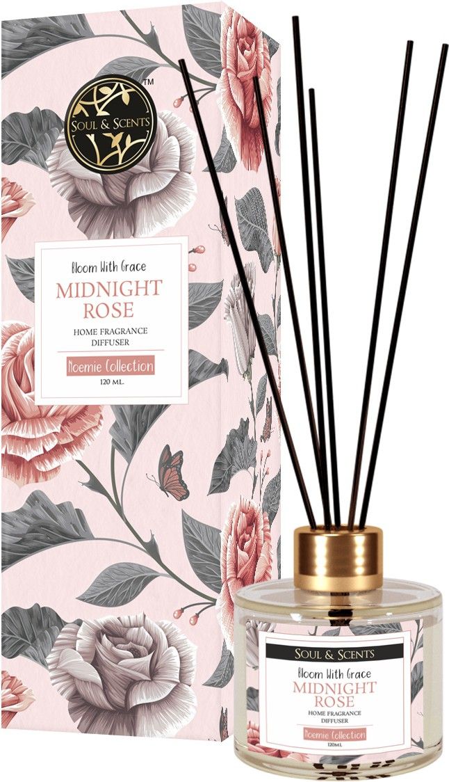 Classicrose Diffuser Get 6 Reed Stick Natural Fragrance Smokeless Room Freshener Diffuser Set-image-5