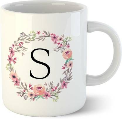 Name Letter Alphabet S Printed Coffee Cup , Gifts for Brother, Sister, Friends, Father, Mother, Grand Father, Grand Mother, Girlfriend, Lovers and Gift For Valentine's day, Anniversary Who's Name With Start "S" Daily Uses-019 Ceramic Coffee Mug-image-20