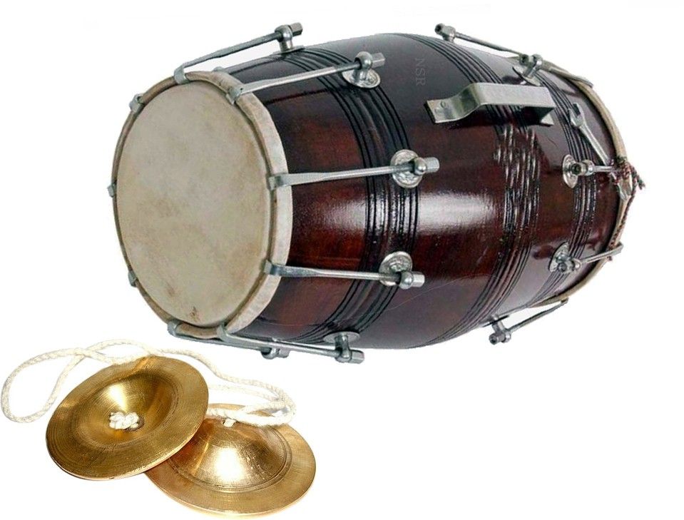 rr musical Professional dholak C17 Nut & Bolts Dholak-picture-16