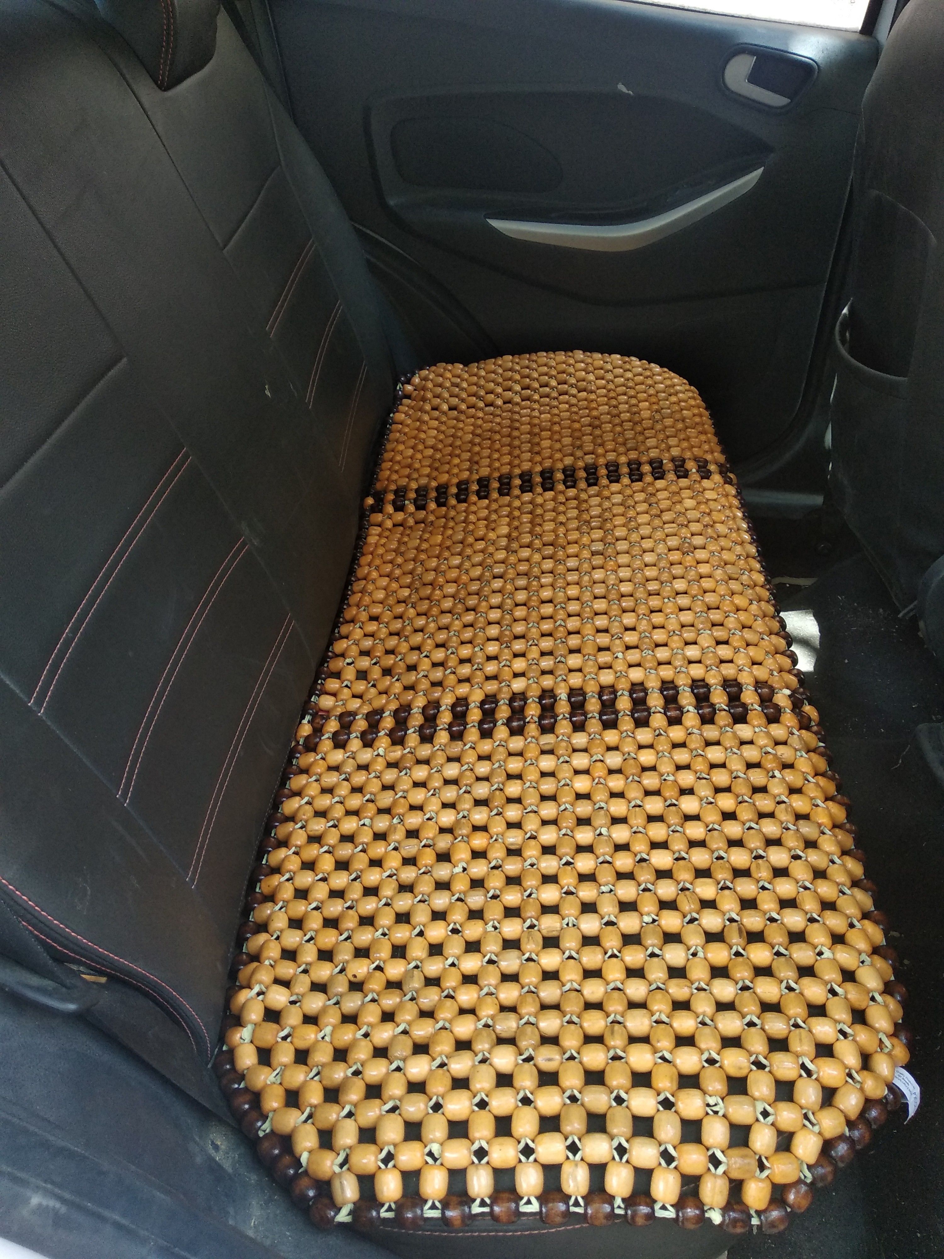q1 beads Wooden Bead Seating Pad ForToyota, Jeep, Honda, Chevrolet, Fiat, Datsun, Force, Nissan, Renault, Tata, Ford, Volkswagen, Mahindra, Piaggio, Hyundai, Maruti Suzuki Thar, Tavera, WagonR, Swift Dzire, Baleno, Creta, Compass, Grand i10, Etios, Duster, Jazz, Bolero, Ciaz, Swift, Celerio, Polo, Scorpio, Tucson, Innova, Amaze-picture-24
