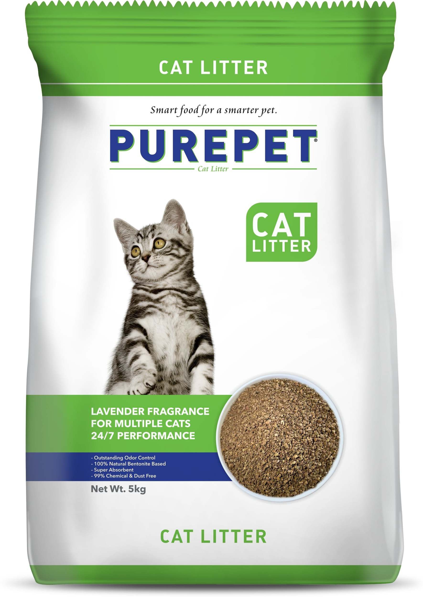Lavender Fragrance (For Multiple Cat) - 5kg Pet Litter Tray Refill