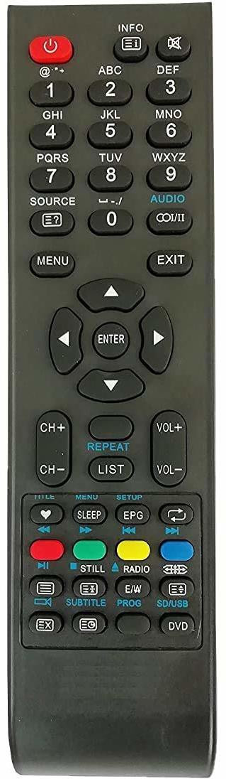SHIELDGUARD LED/LCD TV Remote Control No. MX05, Compatible for Micromax LED/LCD TV Micromax LED/LCD TV. Remote Controller image 1