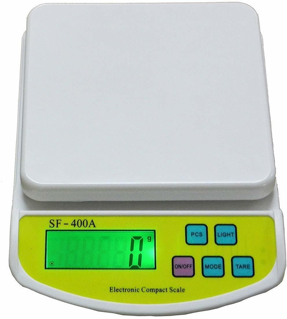 RTB Electronic weight machine for kitchen home,weighing machine, | Electronic Food Weight Scale Upto 10 KG for Home, Kitchen, Shop | Small, Portable for Food, Fruits, Products|White -(WITHOUT Adapter) Weighing Scale (White) Weighing Scale-image-26