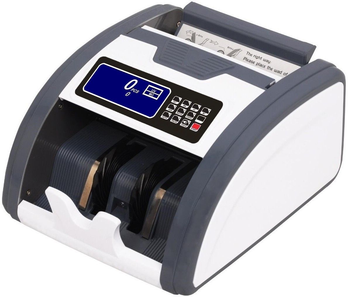 Drop2Kart Bill Counter - Counts All Indian Currency, UV/MG/MT CMOS Image Sensors, Heavy-Duty Motor, FakeNote Alarm, Dual Display - LCD+LED Note Counting Machine-picture-24