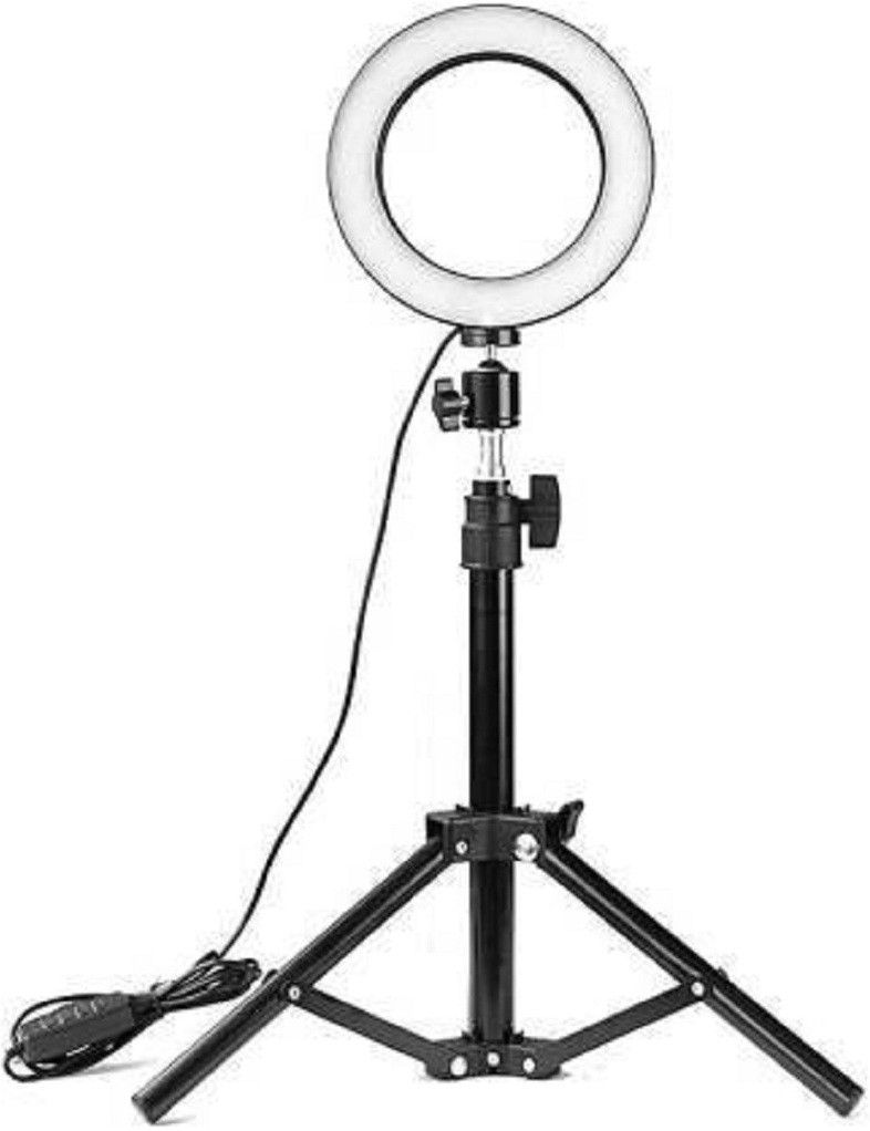Jeteck 10 Inches Large LED Ring Light with Tripod for YouTube, Instagram, Makeup, TikTok, Taka-Tak, Reels, Photo Video Shooting Stand Ring Flash (White, Black) Tripod Kit-image-48