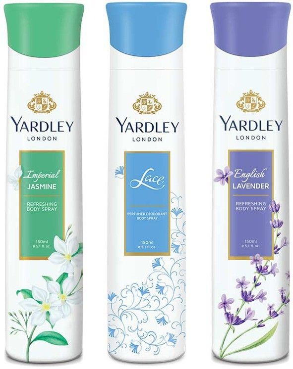 yardley london Jasmine Lace & English Lavender Deo Perfume Body Spray - For Women-picture-31