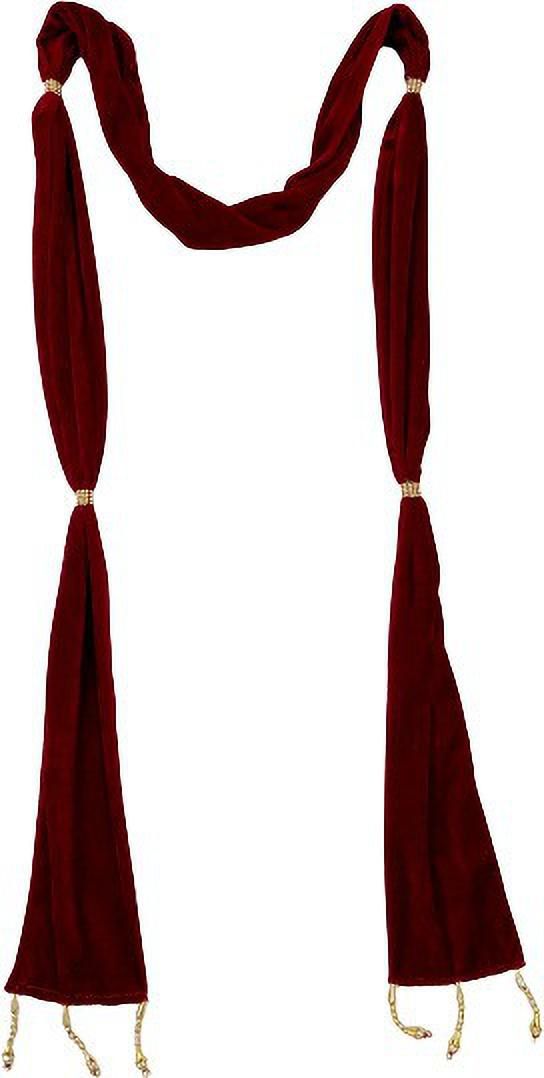 Velvet Solid Maroon Men Dupatta-image-21