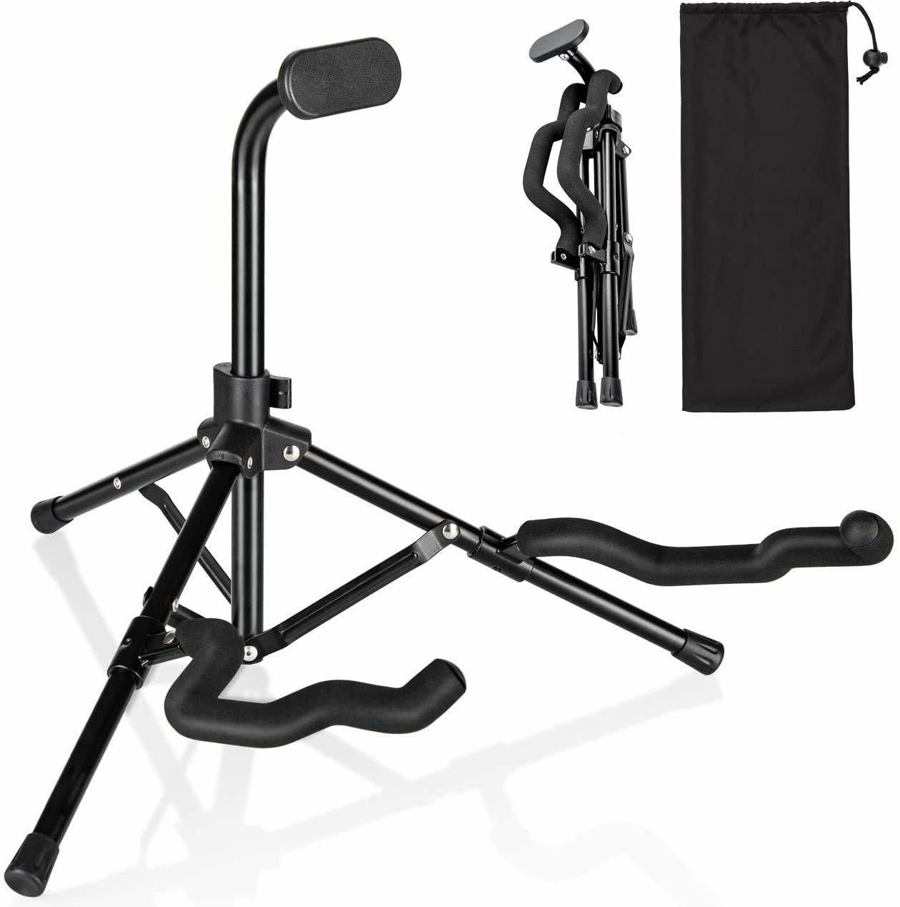 kadence Guitar Folding Stand, Tripod, Ukulele, Violin, Banjo and Mandolin (NK51) A Frame Stand-picture-0