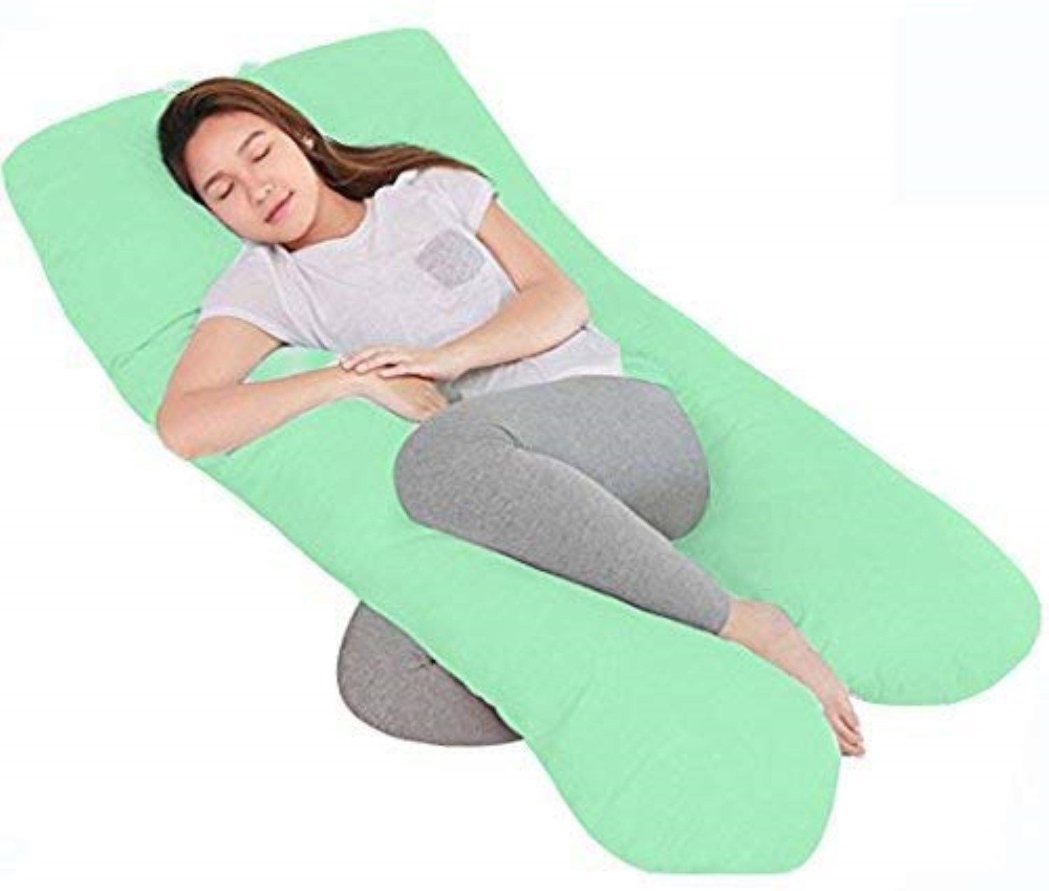 comfowell Polyester Fibre Pregnancy Pillow Pack of 1 Solid-picture-7