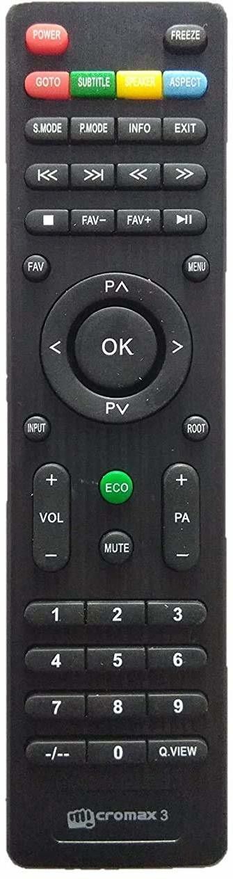 SHIELDGUARD Universal Remote Control No. 11, Compatible forMicromax LED/LCD TV Remote Controller-image-40