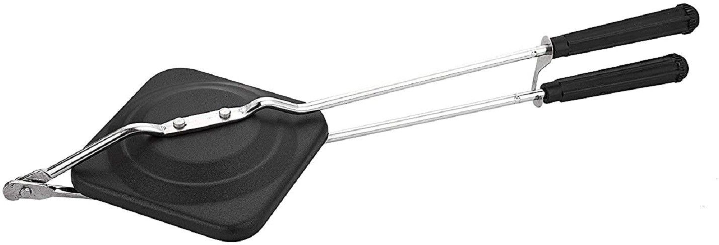 rbgiit SAND-MAKR_4 Non-Stick Aluminium Mini Gas Toaster | Bread Grill Sandwich/Burger/Samosa Maker Toast ,Type Of Snack Which Are Taken To Work, School, And Picnics. Elaborate or Simple, Stuffed or Layered, We Love Sandwiches! They're Easy to Make, Easy to Eat and Always Filling.(Black, Silver) Toast-picture-13