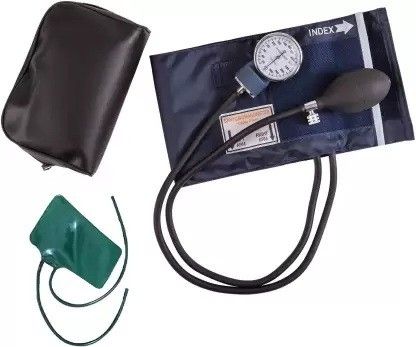 Agarwals Manual Blood Pressure Machine Set With 1 Pc Extra BP Bladder Green Bp Monitor Cuff-image-39