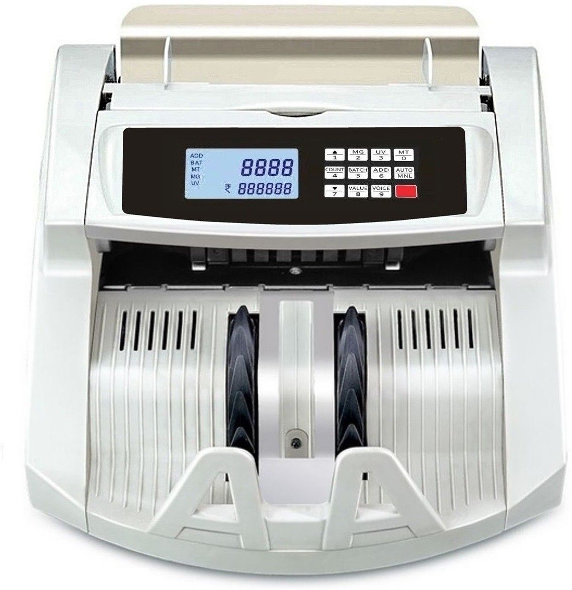 Drop2Kart Automatic Bill Counter - User Friendly, Heavy-Duty Motor, ADD/BATCH Modes, LCD+LED Display, UV/MG FakeNote Detection, Counts All INR Note Counting Machine-picture-40