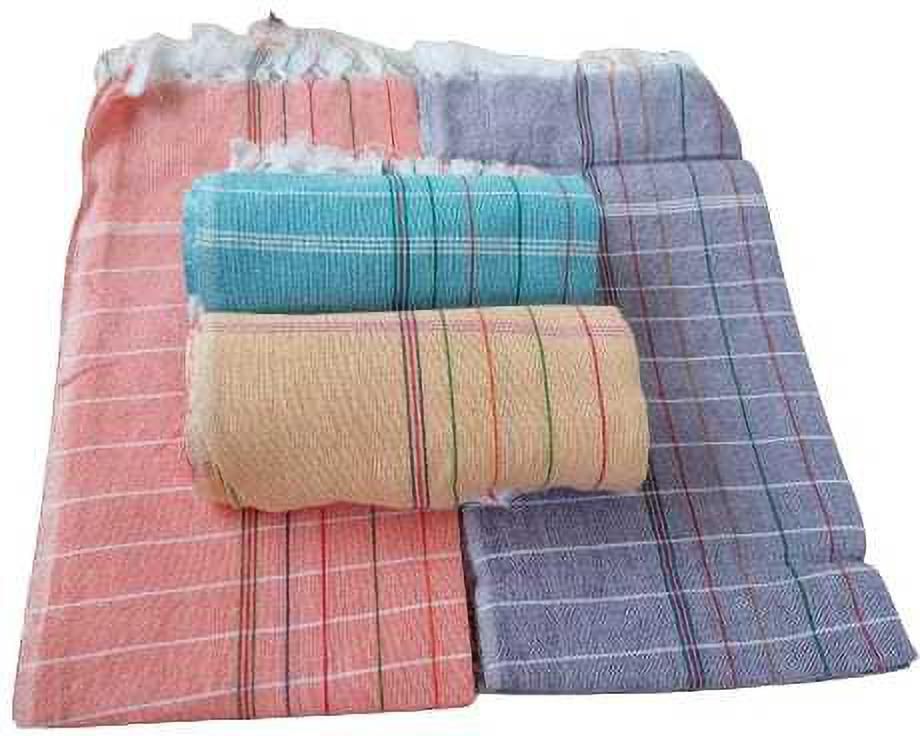 GOPAL HANDLOOMS KHADI HAND KERCHIEF PACK OF 12 .SUITABLE FOR ALL MEN AND WOMEN ["Multicolor"] Handkerchief-picture-41