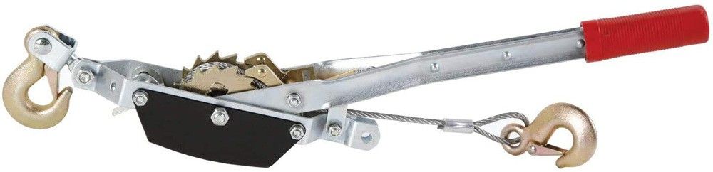 Hand Power Puller, Hand Operated Cable Puller, 2 Ton Heavy Duty Cable Puller Wire Rope Ratchet Lever Tool-image-18
