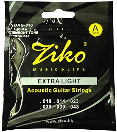 ziko Acoustic STRING 0.10 Guitar String image 1
