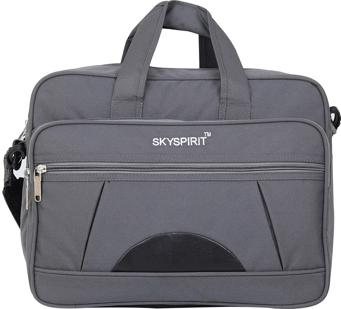 sky spirit Men & Women Grey Messenger Bag - Extra Spacious-picture-26
