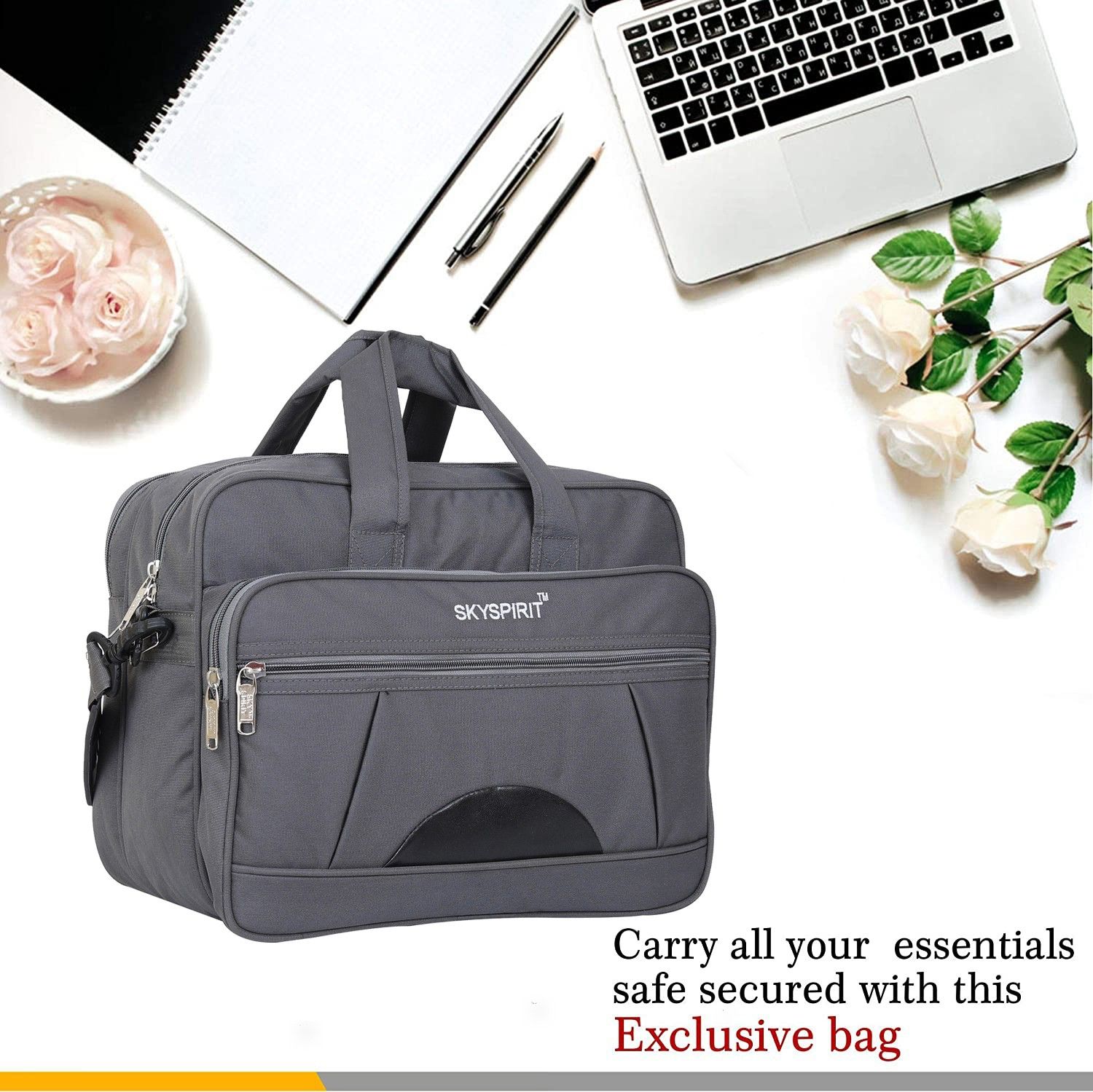Men & Women Grey Messenger Bag